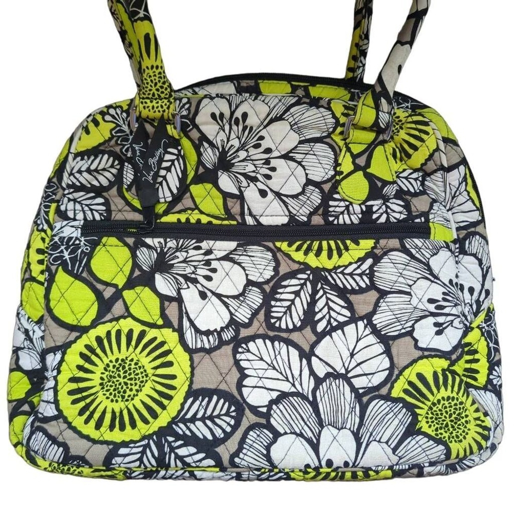 Vera Bradley Quilted Weekend Bag Top Handle, Zipper Closure